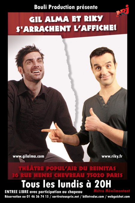 Gil et Riky s'arrachent l'affiche